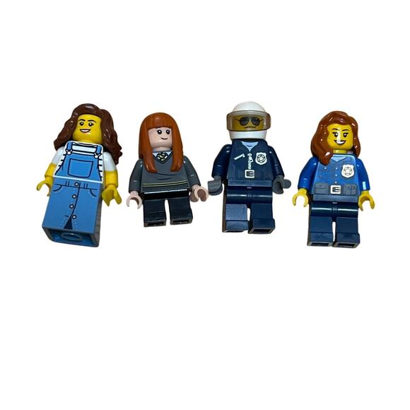 4 Minifigs Princess Susan Bones 2 Police - Picture 1 of 3